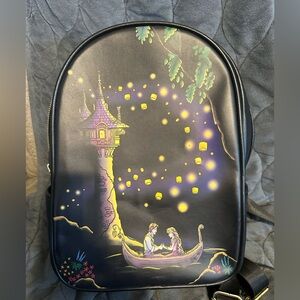Black Backpack with Fairy Tale Design
